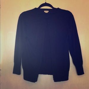 Navy J. Crew Cardigan